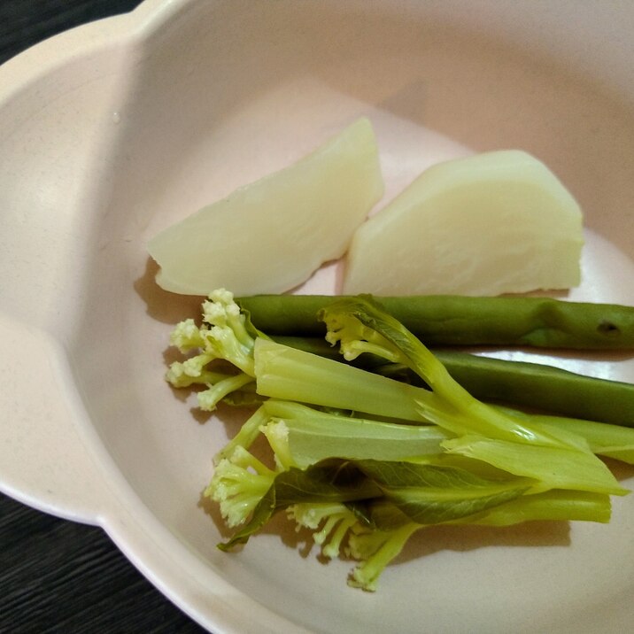 千笑ちゃんの離乳食 お出汁でゆで野菜 レシピ 作り方 By 千笑まま 楽天レシピ 千笑ちゃんの離乳食 お出汁でゆで野菜 レシピ 作り方 By 千笑まま 楽天レシピ